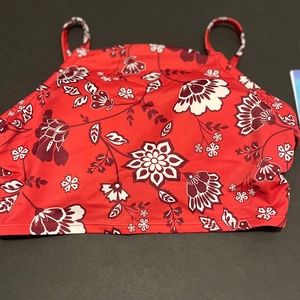 Red paisley corset bikini top! Brand new with tags in packaging!